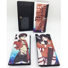 Attack on Titan anime long wallet