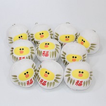 3.6inches the anime plush dolls set(10pcs a set)