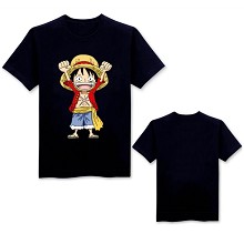 One Piece Luffy anime cotton t-shirt