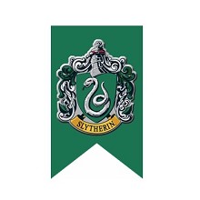 Harry Potter Slytherin cos flag