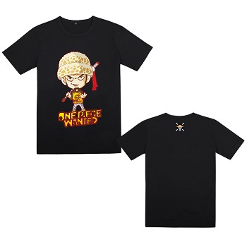 One Piece Law anime cotton t-shirt