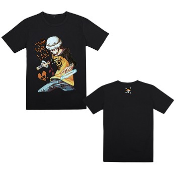 One Piece Law anime cotton t-shirt