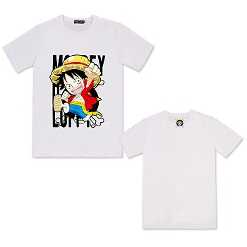 One Piece Luffy anime cotton t-shirt