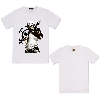 One Piece Law anime cotton t-shirt