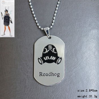 Overwatch roadhog necklace