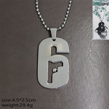 Rainbow Six necklace