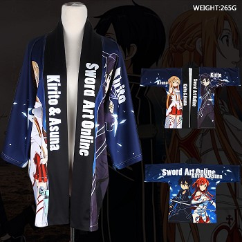 Sword Art Online anime kimono cloak mantle hoodie