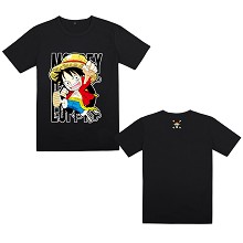 One Piece Luffy anime cotton t-shirt