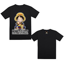 One Piece Luffy anime cotton t-shirt