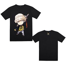 One Piece Law anime cotton t-shirt