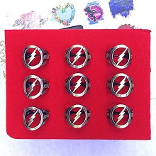 The Flash rings set(9pcs a set)