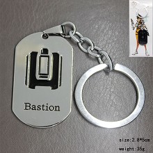 Overwatch bastion key chain