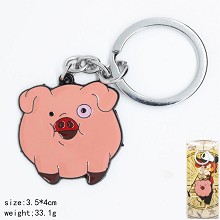 Gravity Falls anime key chain