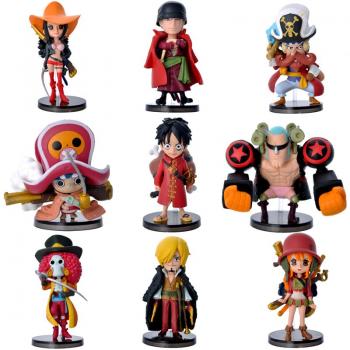 One Piece anime figures set(9pcs a set)