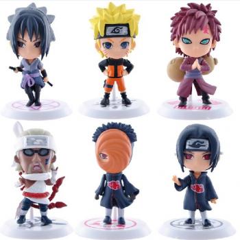 Naruto anime figures(6pcs a set)