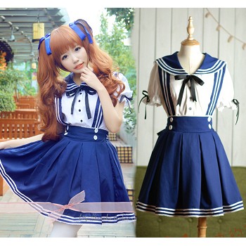 Student cosplay dress cloth a set