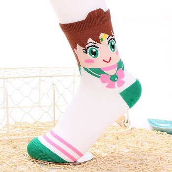 Sailor Moon anime cotton socks a pair