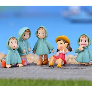 TOTORO Mei anime figures set(5pcs a set)