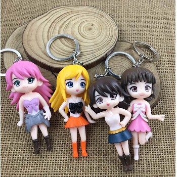 The other anime figure doll key chains set(4pcs a set)