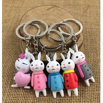 The other anime figure doll key chains set(5pcs a set)