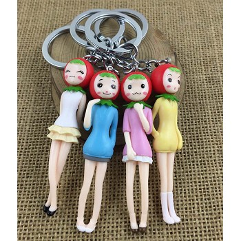 The other anime figure doll key chains set(4pcs a set)