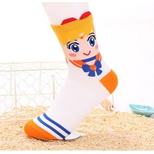 Sailor Moon anime cotton socks a pair