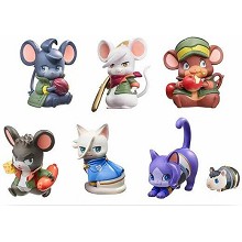 Hamster figures set(6pcs a set)