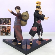 Naruto Gaara+Deidara anime figures set(2pcs a set)