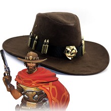 Overwatch Mccree cos hat