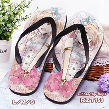 Granblue Fantasy anime rubber flip flops slippers a pair