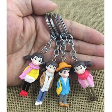 The other anime figure doll key chains set(4pcs a ...