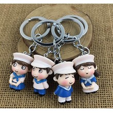 The other anime figure doll key chains set(4pcs a set)