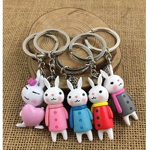 The other anime figure doll key chains set(5pcs a set)