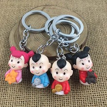 The other anime figure doll key chains set(4pcs a ...