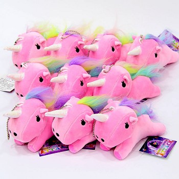 5inches Unicorn plush dolls set(10pcs a set)