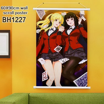Kakegurui Twin anime wall scroll