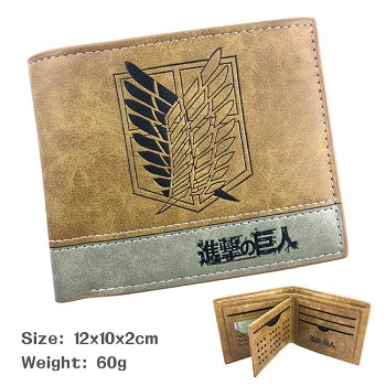 Attack on Titan anime wallet