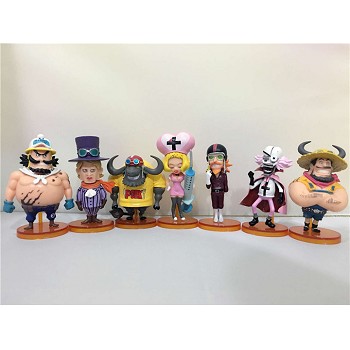 One Piece anime figures set(7pcs a set)