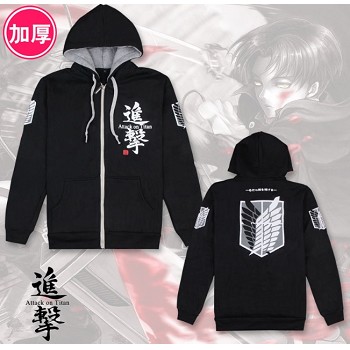 Attack on Titan anime thick long sleeve hoodie