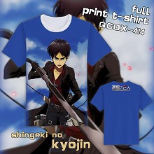 Attack on Titan anime full print t-shirt