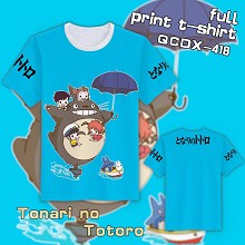 Totoro anime full print t-shirt