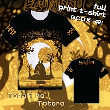 Totoro anime full print t-shirt