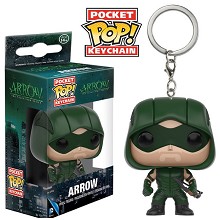 Funko-POP Arrow figure doll key chain