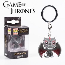 Funko-POP Game of Thrones Drogon figure doll key c...