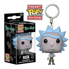 Funko-POP Rick and Morty figure doll key chain