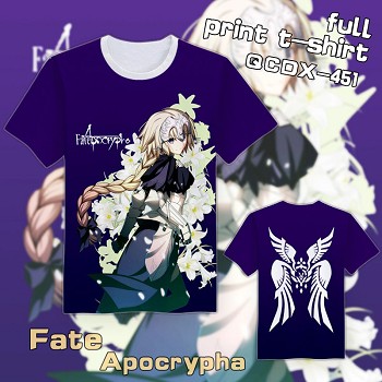 Fate Apocrypha anime short sleeve full print t-shirt