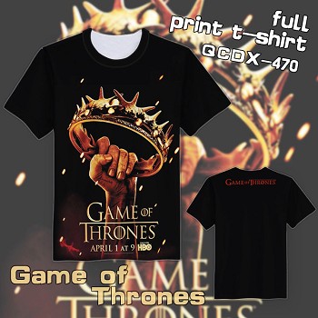 Game of Thrones short sleeve full print t-shirt