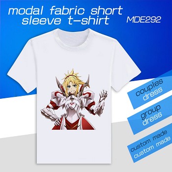 Fate apocrypha anime modal fabric short sleeve t-shirt