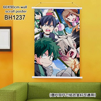 My Hero Academia anime wall scroll