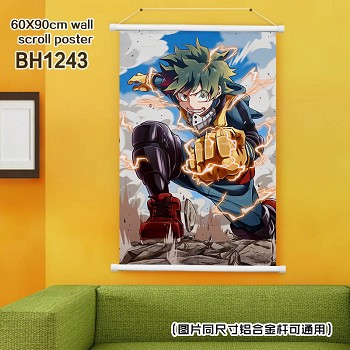 My Hero Academia anime wall scroll